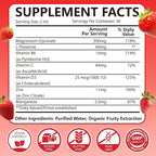 Magnesium Glycinate Liquid Drops 500mg – High Absorption with Vitamin B6, D3, C, Zinc – Supports Mood, Sleep, Heart & Bone Health – Vegan, Non-GMO, Gluten Free – 2 FL OZ, Strawberry Flavor