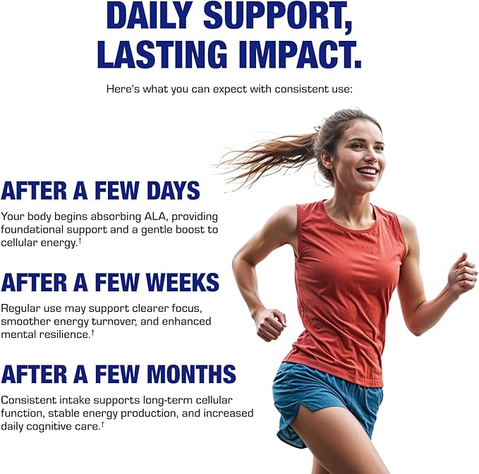 Alpha Lipoic Acid 300mg - Clinical Formula ALA Supplement for Liver Eye Brain Mitochondria Energy Antioxidant & Nerve Support - Non-GMO Soy Free & Easy to Swallow Softgels - 60 Servings