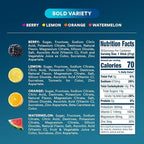 DripDrop Hydration Packets - Bold Variety Pack - Single Serve Electrolytes Powder Drink Mix - Watermelon, Berry, Lemon, Orange - Non-GMO, Gluten Free - 16OZ Serving Size - 80 Sticks - Value Pack