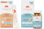 Uqora Flush (Unflavored, 10 Packets) & Defend (60 Capsules) Bundle - Support Urinary Tract* with D-Mannose, Vitamin C & More - Support Bladder Health & Cleanse Biofilm* with D-Mannose & More