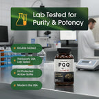 NatureBell PQQ with CoQ10-240 Capsules - 40mg Active PQQ with 10mg Coenzyme Q10 - Cellular Energy & Cognitive Function Support - Antioxidant Nutrients for Heart & Brain Health*