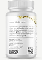 BIG BOLD HEALTH Omega-3 Rejuvenate Wild Alaskan Fish Oil Supplement with PRMs ⎹ EPA, DHA, & DPA Fatty Acids ⎹ Vitamins A and D to Support Immune Balance & Brain Wellness (60 Softgels)