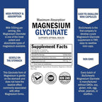 BioSchwartz Magnesium Glycinate 500mg Capsules (120 Mini Caps) Maximum Absorption Magnesium Supplement for Healthy Nerves Muscles Heart Mood and Sleep Support (Vegan, Gluten-Free, Non-GMO)