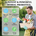 Probiotics for Women & Men - 300 Billion CFU, 24 Strains Probiotics + 15 Organic Herbs Prebiotics for Digestive, Gut Health, Immune, Constipation, Diarrhea & Whole-Body Health - 4 Months Supply
