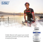 Dr.K&C Premium Albumin Protein Supplement – Extra Strength 1000 mg 240 Tablets Healthy Kidney Liver Promote General Wellness Energy Support Life Balance 2pk