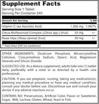 Amazing Formulas Vitamin C with Rose HIPS and Citrus Bioflavonoids | 240 Tablets Supplement | Non-GMO | Gluten Free | Made in USA