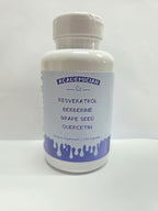 Grape Seed Extract Capsules with Berberine Capsules Resveratrol Quercetin Supplement - 120 Count