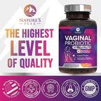 Vaginal Probiotics for Women pH Balance with Prebiotics - 50 Billion CFU - 10 Unique Feminine Strains, Cranberry & D-Mannose for Women's Probiotic Vag Health, Supplement Bottled in USA - 120 Capsules