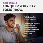 12-in-1 Melatonin Sleep Capsules - Natural Sleep Aids for Adults with Melatonin 5mg and Magnesium Glycinate 500mg, Sleep Aid with Ashwagandha, L Theanine, Valerian Root, GABA, 5-HTP (90ct, Pack of 2)
