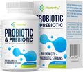 Probiotics for Women & Men, 300 Billion CFU Probiotics from 12 Strains + Organic Prebiotics Blend for Daily Digestive, Immune, Gut, Bloating, Gut Health for Women & Men, Shelf Stable - 60 Capsules