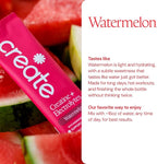 Create Creatine + Electrolytes Mix - Creatine Monohydrate Stick Packs, Supports Energy and Hydration, NSF Certified for Sport, 30 Count, Watermelon