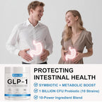 GLP-1 Supplement for Women and Men, Hunger & Metabolism Support - Support GLP1 Naturally, with Prebiotic & Probiotic Blend (90 Capsules)
