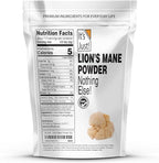 It's Just! - Lion's Mane Mushroom Powder, Natural Raw Superfood, Brain Support, Immune Health, Boost Energy, Non-GMO, 8oz