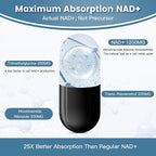 inGreens Liposomal NAD+ Supplement 1800 mg with Nicotinamide Riboside, Trans Resveratrol, Trimethylglycine, Replaces NMN, Boost NAD+, Aging Defense, Cellular Energy, 300 Softgels