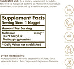 Melatonin 3mg Nuggets Solgar 120 Tabs