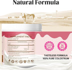 Bovine Colostrum Powder with Vitamin B-12, Unflavored, 40 Servings
