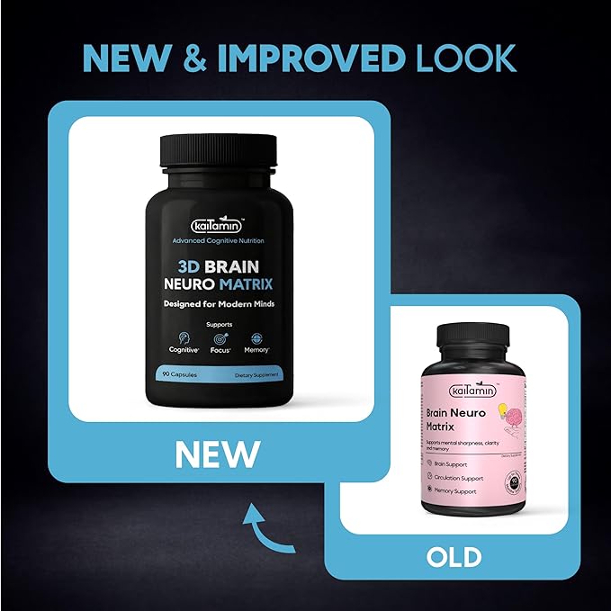 Brain Supplement for Memory & Focus – NSF Certified & Eurofins Tested Nootropic | Ginkgo Biloba, Huperzine A, Bacopa Monnieri, Phosphatidylserine, Caffeine-Free Vegan, 90 Capsules 3-Month Supply
