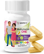 BariatricPal Multivitamin ONE 1 per Day! Bariatric Multivitamin Capsule with 60 mg of Iron | Easy to Swallow Capsule | Vitamin for Bariatric Surgery Patients | 90 Count (3 Month Supply)