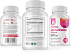 Magnesium Gummies Sugar-Free - Calm Magnesium Supplement for Children, Supports restful Sleep, Sugar-Free Magnesium Citrate Gummies for Kids & Adults (120 Count)