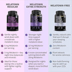 12-in-1 Sleep Support Capsules - Melatonin-Free and Non-Habit Forming Sleep Supplement with a Balanced Blend of Magnesium, Ashwagandha, L-Tryptophan, Valerian Root, GABA and 5-HTP (90 Capsules)