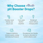 Alkalife pH Booster Drops, 1 Pack, Turn Any Drinking Water Into pH 10 Alkaline Water, 360 Servings Per Bottle, The Original Patented Formula, Electrolytes & Minerals