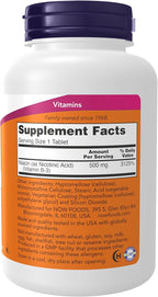 NOW Foods Supplements,Niacin (Vitamin B-3) 500 mg,Sustained Release,Nutritional Health,250 Tablets,(Pack of 2)