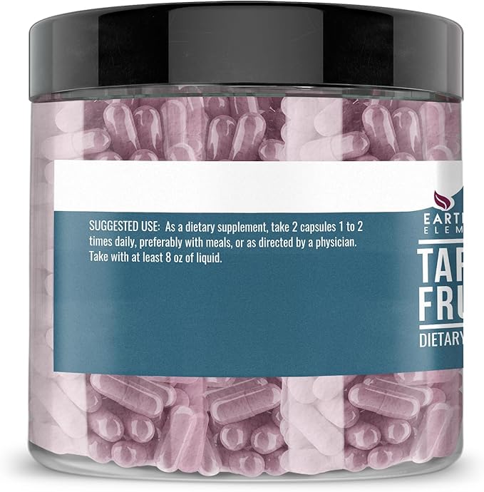 Earthborn Elements Tart Cherry Extract 200 Capsules, Pure & Undiluted, No Additives