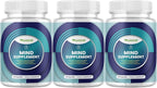 Nootropic Brain Supplement for Memory and Focus Enhancement - Vitamins for Brain, Mental Health & Clarity - Cognitive Health Complex for Mind's Vitality & Mental Alert - 60 Capsules - 3 Pack