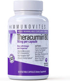 IMMUNOVITES Theracurmin BID 300mg - Now w/Ginger & Bioperine (60ct Bottle)