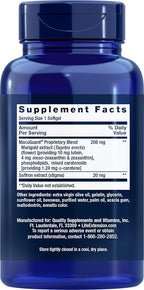 Life Extension MacuGuard Ocular Support with Saffron, 100 softgels
