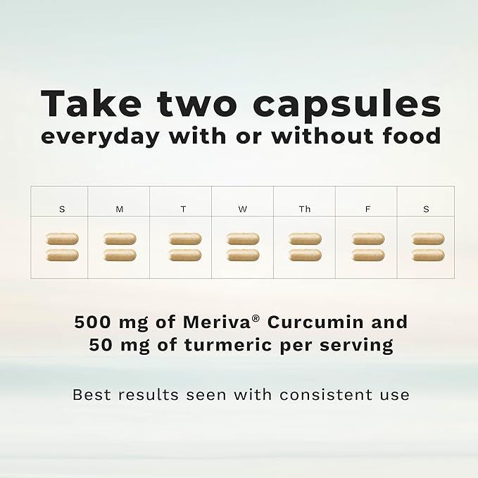 LifeSeasons Essentials Meriva Turmeric - Curcumin Phytosome Supplement - Supports Muscles Joints Bones & Liver - Enhance Circulation & Heart Health - Eases Body Stiffness & Aches - 60 Capsules