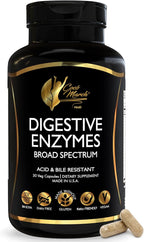 Cocó March N.M.D Digestive Enzymes – Broad Spectrum 18 Enzyme Blend, 600mg Proprietary Blend for Digestive Health, Gas & Bloating Support for Women & Men, Vegan, Dairy Free, 30 Veg Capsules