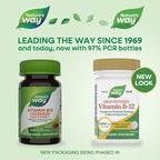 Nature’s Way Vitamin B-12 Lozenges, 2,000 mcg Vitamin B12 per Lozenge, Supports Cellular Energy & Nerve Function*, No Gluten, Vegan, Cherry Flavored, 100 Count (Packaging May Vary)