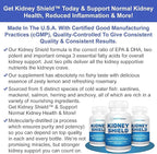 Kidney Shield 2-Pack Kidney Support Supplement Fish Oil Omega-3 Fatty Acid Renal Pills