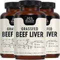 Lonvera Grass Fed Beef Liver Supplement – 3000mg Freeze Dried Desiccated Organs – Nutrient Source for Joints, Bones, Hair, Skin, Nails & Daily Energy – 120 Pasture-Raised Capsules - 90 Day Supply