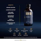 Quicksilver Scientific Liposomal Vitamin C - 1000mg Buffered Liquid Vitamin C Supplement - Immune + Antioxidant Support - Liposomes for Superior Absorption - Vegan + Non-GMO (4oz / 120ml)