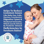 LOVEBUG Baby Probiotic Drops - Organic Probiotics for Immune Support and Baby Constipation & Colic Relief - Tasteless & Sugar-Free Liquid Drops for Newborns, Babies & Infants (0-12 Months) - 20ml