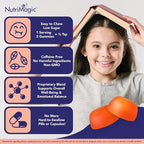 NutriMagic Kids Brain Booster+ 30mg Saffron-Based Multivitamin Gummies for Kids Brain Health Support, Saffron Extract Gummies, Vitamin D3, B6, B12, Zinc, 120x Non-GMO Gummy (2-Pack)