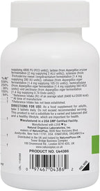 NaturesPlus GI Natural Total Digestive Wellness - 90 Bi-Layered Tablets - with L-Glutamine, Probiotics, Prebiotics & Enzymes - Gluten Free - 30 Servings