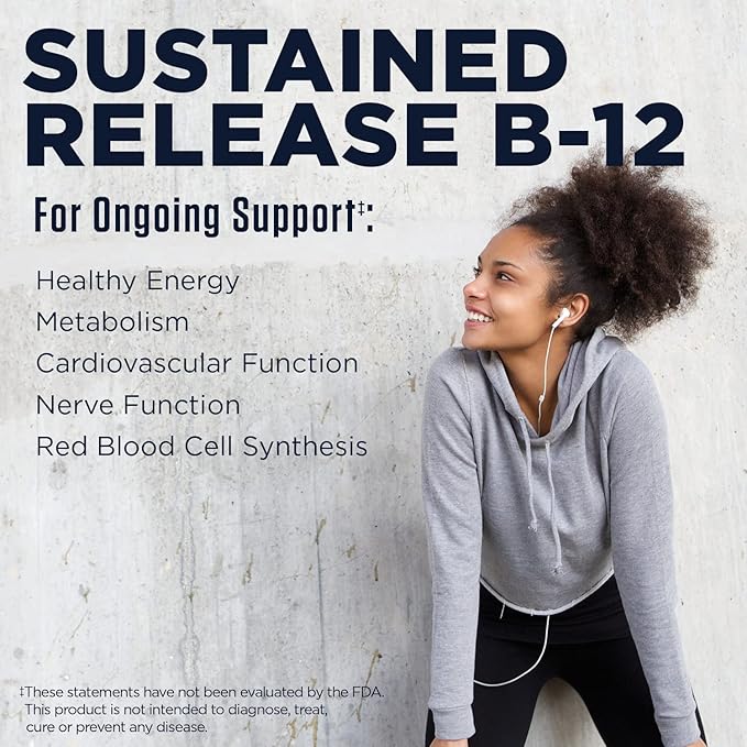 KAL Vitamin B12 Methylcobalamin 5000mcg, Healthy Energy, Metabolism, Nerve & Red Blood Cell Support,* Fast Dissolve ActivMelts, Optimal Absorption, Natural Raspberry Flavor, 90 Servings, 90 Micro Tabs