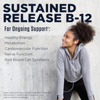 KAL Vitamin B12 Methylcobalamin 5000mcg, Healthy Energy, Metabolism, Nerve & Red Blood Cell Support,* Fast Dissolve ActivMelts, Optimal Absorption, Natural Raspberry Flavor, 90 Servings, 90 Micro Tabs
