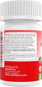 Kids Chewable Iron Supplement, Ferronyl® Carbonyl Iron 9 mg, Vitamin C 30 mg, Tangerine Tango Orange Flavor, 90 Count