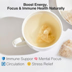Ginseng Tea Bags – 45 Count | Natural Kidney Cleanse Detox & Repair Tea for Men & Women | Herbal Ginseng Root Tea for Kidney Health Support | Caffeine-Free