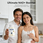 NMN Supplement 1000 mg - Used to delay Aging, Helps with Cell Regeneration, and Increases NAD+ Levels to Enhance Energy Metabolism. NAD Supplement 60 Capsules (30 portions)