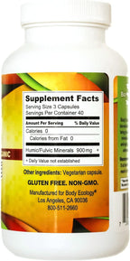 Body Ecology Ancient Earth Minerals | 100% Plant-Derived Trace Mineral Supplement | Builds Immunity| Promotes Detoxification | Non-GMO | 120 Vegetarian Count
