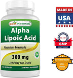 Best Naturals Alpha Lipoic Acid 300 mg & Magnesium Glycinate 425 mg