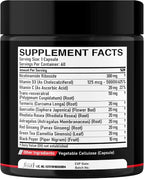 DEDICAD 11in1 NAD Supplement with Nicotinamide Riboside, Quercetin, Resveratrol and 8 More - 2 Month Supply