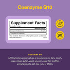 Natural Factors Coenzyme Q10 - Antioxidant Support Supplement Supports Cellular Energy Production - Better Absorption Aids Healthy Heart Function - 50 mg, 60 Softgels (60 Servings)