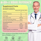 Alpha Lipoic Acid Gummies 1000Mg with Vitamin B1,B12&A,E,ALA Supplement,Provide Energy&Enhance Immunity,Liposomal Enhance Absorption,Sugar Free,Strawberry Flavor,60 Gummies