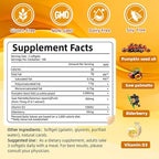Pumpkin Seed Oil with Saw Palmetto, Vitamin D3 & Elderberry-300 Capsules, Pure Virgin Oil, Essential Fatty Acids & Phytosterols-Supports Prostate Function, Hair Health & Urinary Comfort